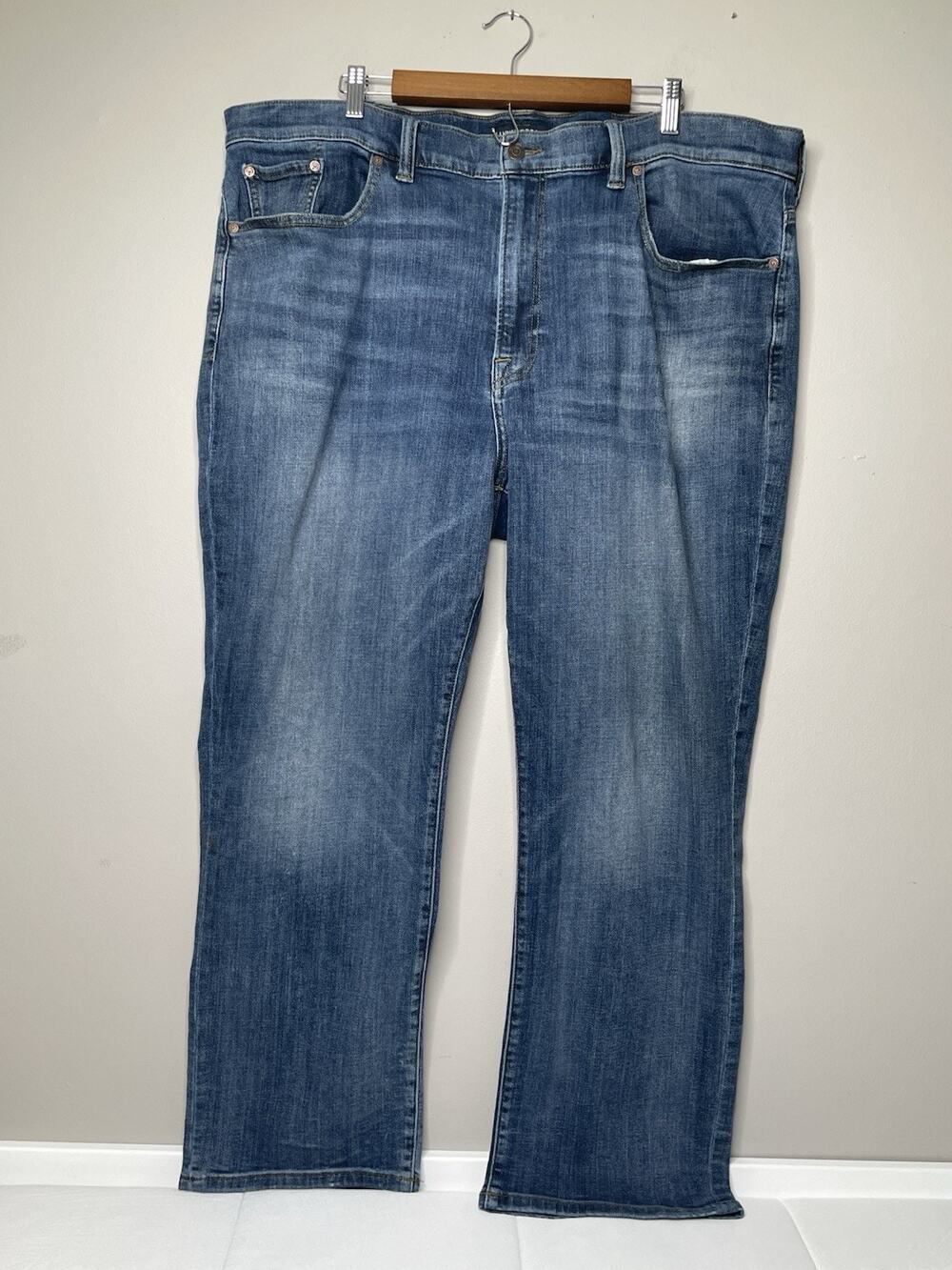 Lucky Brand Men’s Jeans 46x30 Athletic Fit Coolmax Stretch Medium Wash Big Tall